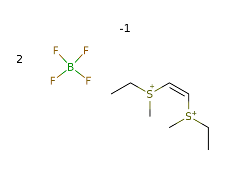 S,S'-diethyl-S,S'-dimethyl-S,S'-cis-ethene-1,2-diyl-bis-sulfonium; bis-tetrafluoroborate