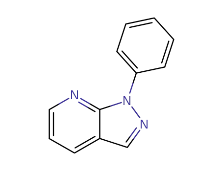 Molecular Structure of 20208-81-5 (1-phenyl-1H-pyrazolo[3,4-b]pyridine)