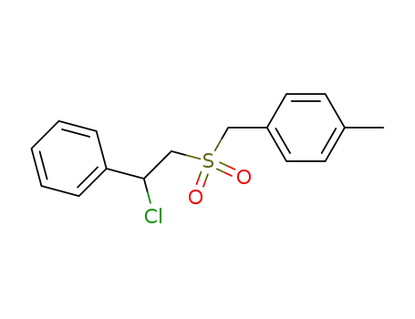 1-chloro-1-phenyl-2-(p-methylbenzyl)sulfonylethane