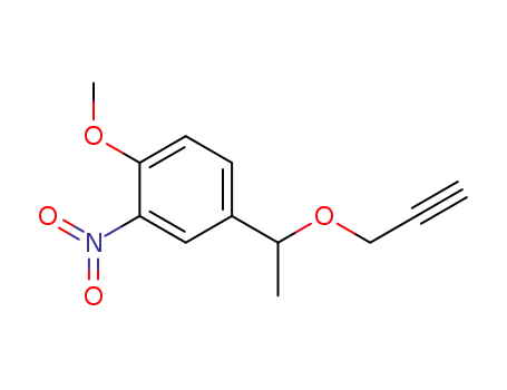 Benzene, 1-methoxy-2-nitro-4-[1-(2-propynyloxy)ethyl]-