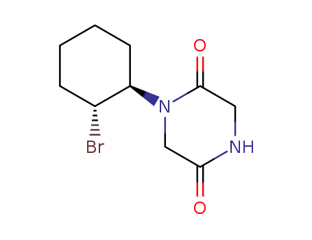 1-((1R,2R)-2-Bromo-cyclohexyl)-piperazine-2,5-dione