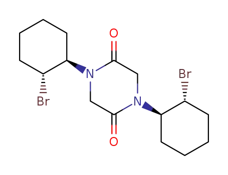 1,4-Bis-((1R,2R)-2-bromo-cyclohexyl)-piperazine-2,5-dione