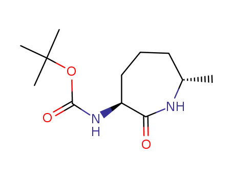 tert-butyl ((trans)-7-methyl-2-oxoazepan-3-yl)carbamate