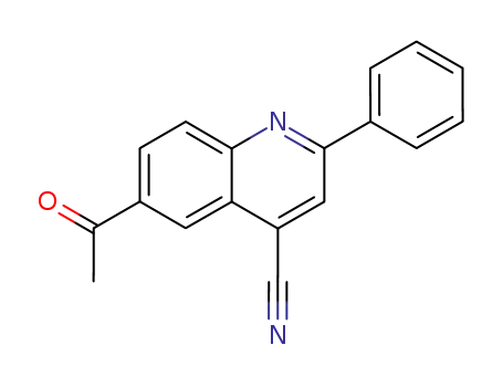 6-Acetyl-2-phenyl-quinoline-4-carbonitrile