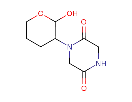 1-(2-hydroxy-3-tetrahydropyranyl)-2,5-piperazinedione