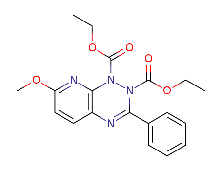 7-Methoxy-3-phenyl-pyrido[3,2-e][1,2,4]triazine-1,2-dicarboxylic acid diethyl ester