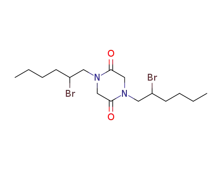 1,4-bis(2-bromohexyl)-2,5-piperazinedione