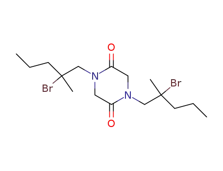 1,4-bis(2-bromo-2-methylpentyl)-2,5-piperazinedione