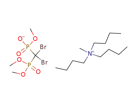 <(dimethoxyphosphino)dibromomethyl>phosphonic acid monomethyl ester N,N,N-tributyl-N-methyl ammonium salt