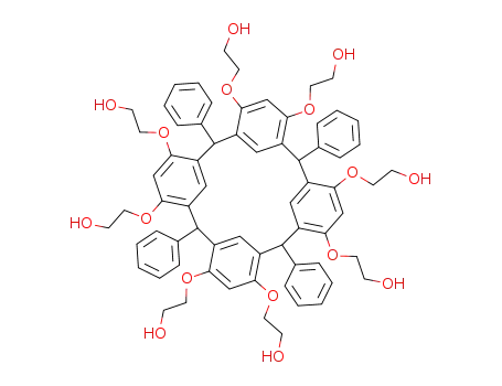 3,5,10,12,17,19,25,26-octakis(β-hydroxyethoxy)-1,8,15,22-tetraphenyl<14>metacyclophane