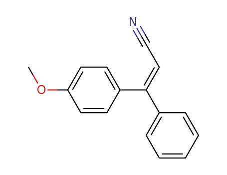 (Z)-3-(4-methoxyphenyl)-3-phenyl-2-propenenitrile