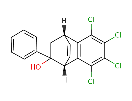 5,6,7,8-tetrachloro-1,4-dihydro-9-hydroxy-9-phenyl-1,4-ethanonaphthalene