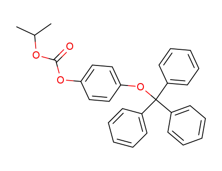 2-propyl 4-(triphenylmethoxy)phenyl carbonate