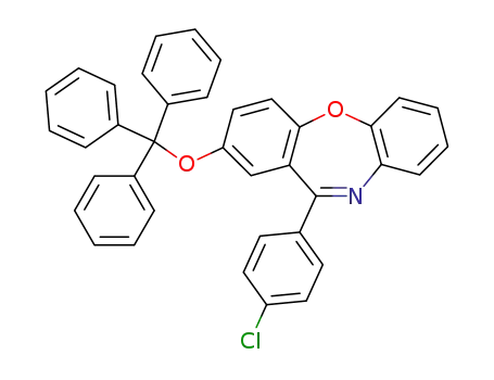 11-(4-chlorophenyl)-2-(triphenylmethoxy)dibenz<1,4>oxazepine