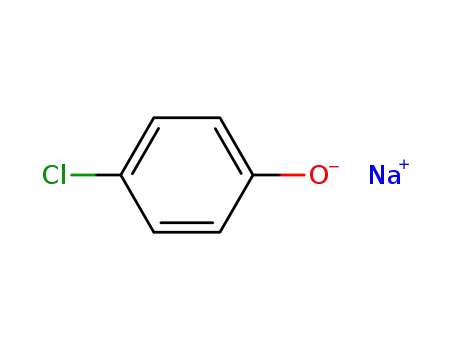 Molecular Structure of 1193-00-6 (4-CHLOROPHENOL SODIUM SALT)
