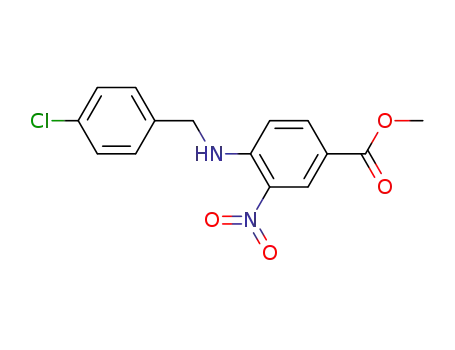methyl 4-(4-chlorobenzylamine)-3-nitrobenzoic acid ester