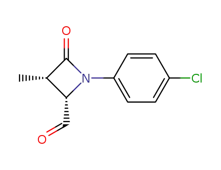 (2S,3S)-1-(4-Chloro-phenyl)-3-methyl-4-oxo-azetidine-2-carbaldehyde
