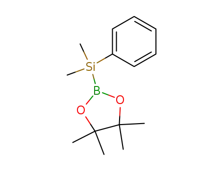 Molecular Structure of 185990-03-8 ((DIMETHYLPHENYLSILYL)BORONIC ACID PINAC&)