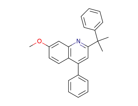7-Methoxy-2-(1-methyl-1-phenyl-ethyl)-4-phenyl-quinoline