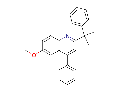 6-Methoxy-2-(1-methyl-1-phenyl-ethyl)-4-phenyl-quinoline