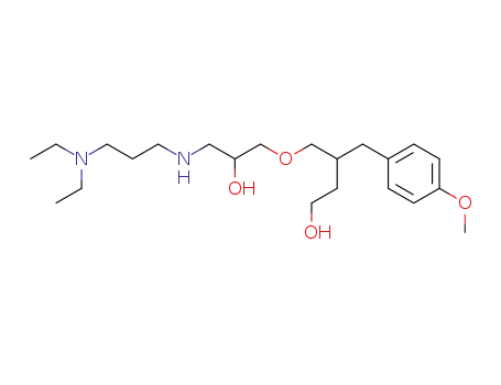 3-[3-(3-Diethylamino-propylamino)-2-hydroxy-propoxymethyl]-4-(4-methoxy-phenyl)-butan-1-ol