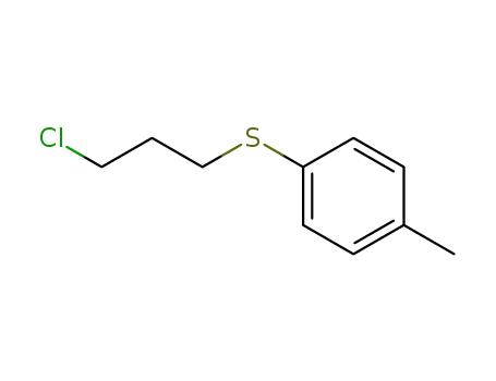 Molecular Structure of 3147-30-6 (Benzene, 1-[(3-chloropropyl)thio]-4-methyl-)