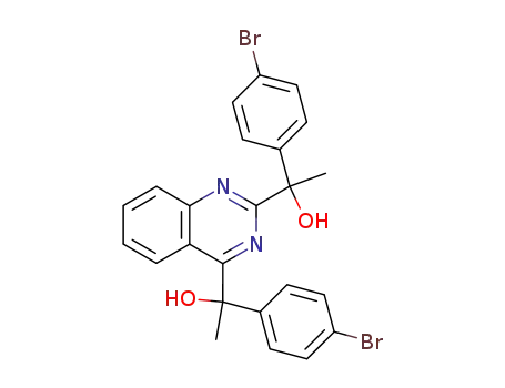 1-(4-Bromo-phenyl)-1-{2-[1-(4-bromo-phenyl)-1-hydroxy-ethyl]-quinazolin-4-yl}-ethanol