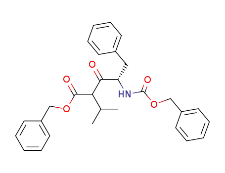 (S)-4-Benzyloxycarbonylamino-2-isopropyl-3-oxo-5-phenyl-pentanoic acid benzyl ester