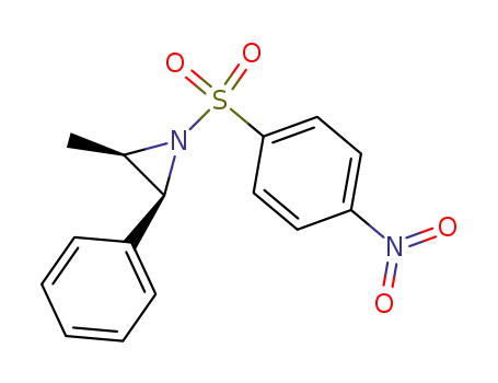 (2S,3R)-3-methyl-1-(4-nitrophenylsulfonyl)-2-phenylaziridine