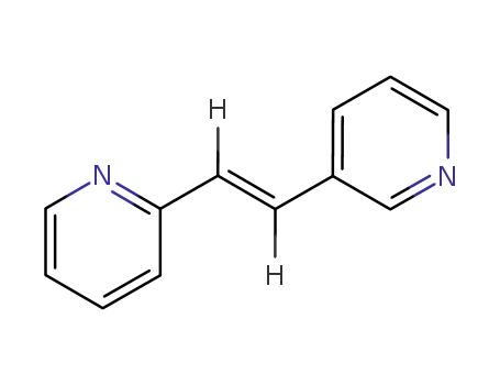 Molecular Structure of 13362-75-9 ((E)-2-[2-(3-pyridyl)vinyl]pyridine)