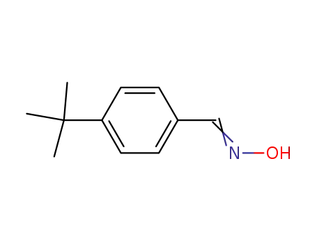 Molecular Structure of 180261-48-7 (4-(TERT-BUTYL)BENZENECARBALDEHYDE OXIME)