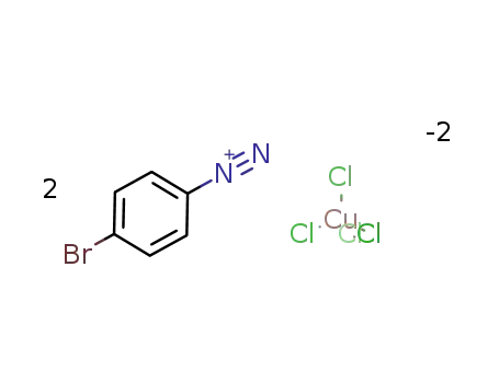 4-bromo-benzenediazonium; tetrachloro cuprate(II)