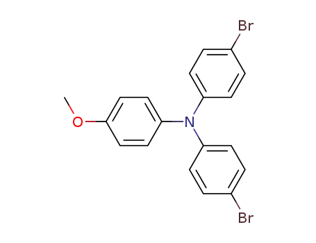 Molecular Structure of 100308-69-8 (4,4'-Dibromo-4''-methoxytriphenylamine)