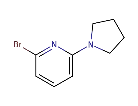 Molecular Structure of 230618-41-4 (2-BROMO-6-PYRROLIDIN-1-YLPYRIDINE)