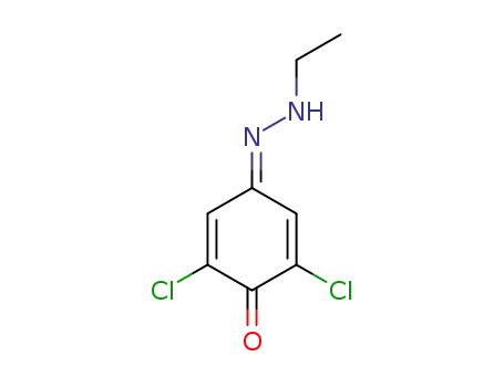 2,6-dichloro-4-(ethyl-hydrazono)-cyclohexa-2,5-dienone