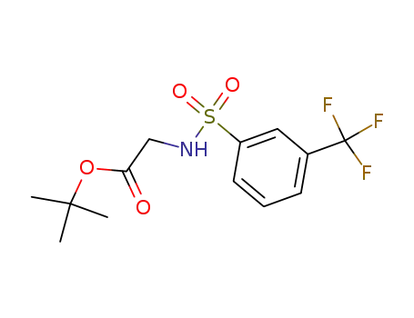 (3-trifluoromethyl-benzenesulfonylamino)-acetic acid tert-butyl ester