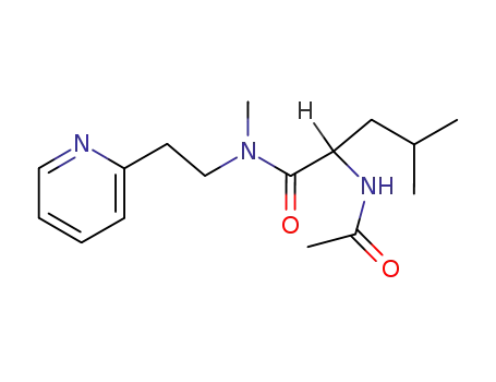 (S)-2-Acetylamino-4-methyl-pentanoic acid methyl-(2-pyridin-2-yl-ethyl)-amide
