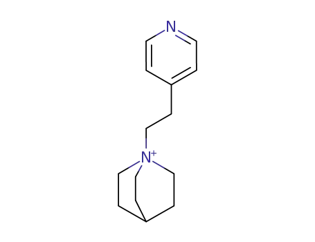 Molecular Structure of 400759-02-6 (1-Azoniabicyclo[2.2.2]octane, 1-[2-(4-pyridinyl)ethyl]-)