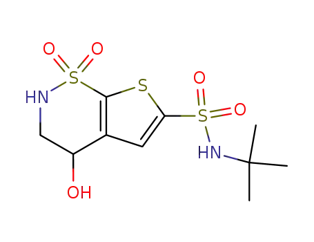 N-(1,1-dimethylethyl)-4-hydroxy-2H-thieno[3,2-e]-1,2-thiazine-6-sulfonamide 1,1-dioxide