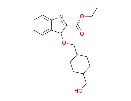 3-(4-hydroxymethyl-cyclohexylmethoxy)-3H-indole-2-carboxylic acid ethyl ester