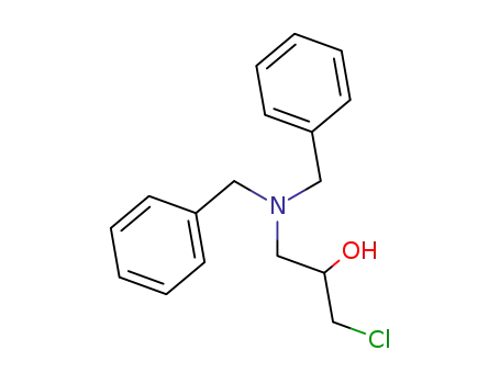 Molecular Structure of 99931-16-5 (2-Propanol, 1-[bis(phenylmethyl)amino]-3-chloro-)