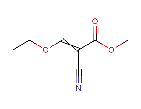 Molecular Structure of 29096-99-9 (methyl 2-cyano-3-ethoxyacrylate)