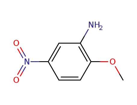 Molecular Structure of 99-59-2 (2-Amino-4-nitro anisidine)