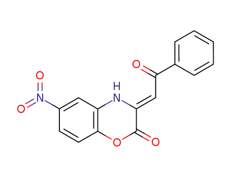(Z)-6-nitro-3-(2-oxo-2-phenylethylidene)-3,4-dihydro-2H-benzo[b][1,4]oxazin-2-one