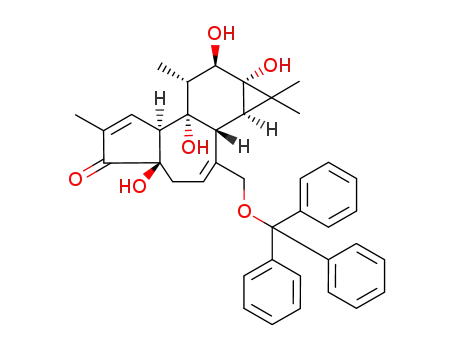 (1aR,1bR,4aR,7aS,7bS,8R,9R,9aS)-4a,7b,9,9a-Tetrahydroxy-1,1,6,8-tetramethyl-2-trityloxymethyl-1,1a,1b,4,4a,7a,7b,8,9,9a-decahydro-cyclopropa[3,4]benzo[1,2-e]azulen-5-one