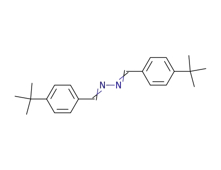 Molecular Structure of 389121-33-9 (Benzaldehyde, 4-(1,1-dimethylethyl)-,
[[4-(1,1-dimethylethyl)phenyl]methylene]hydrazone)