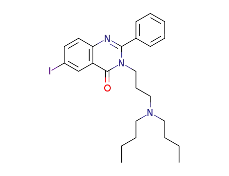3-(3-dibutylamino-propyl)-6-iodo-2-phenyl-3H-quinazolin-4-one