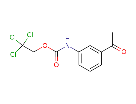 (3-acetyl-phenyl)-carbamic acid 2,2,2-trichloro-ethyl ester
