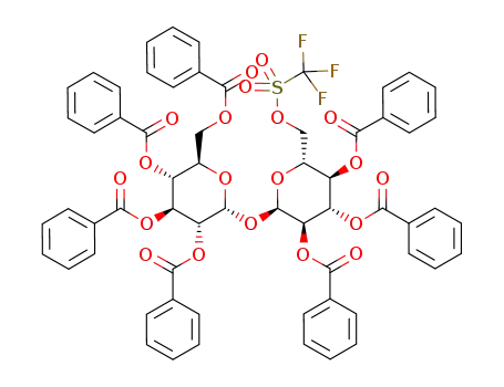 2,3,4,2',3',4',6'-hepta-O-benzoyl-6-O-trifluoromethylsulfonyl-α,α-trehalose