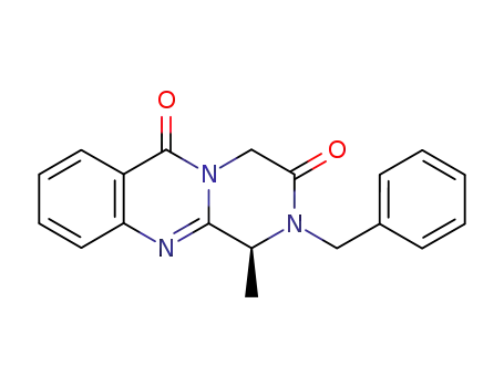 (1S)-2-benzyl-1-methyl-1,3,4,6-tetrahydro-2H-pyrazino[2,1-b]quinazoline-3,6-dione
